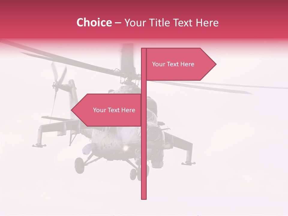 Rocket Defense Gun PowerPoint Template