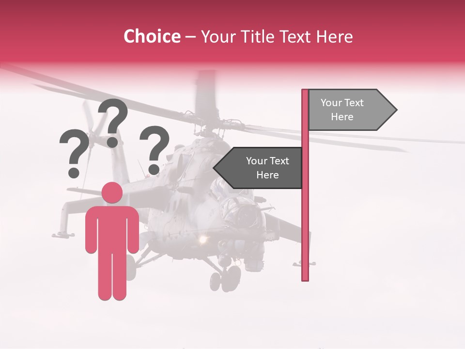 Rocket Defense Gun PowerPoint Template