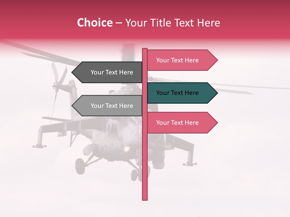 Rocket Defense Gun PowerPoint Template