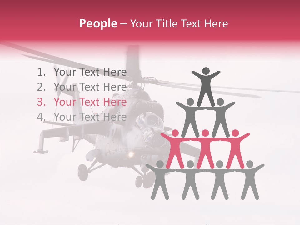 Rocket Defense Gun PowerPoint Template