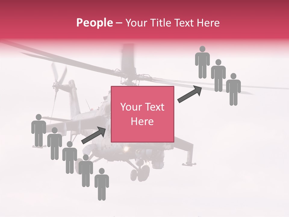 Rocket Defense Gun PowerPoint Template