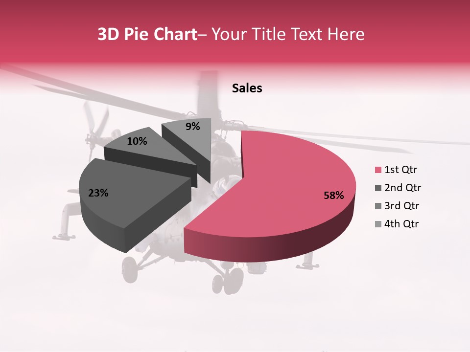 Rocket Defense Gun PowerPoint Template