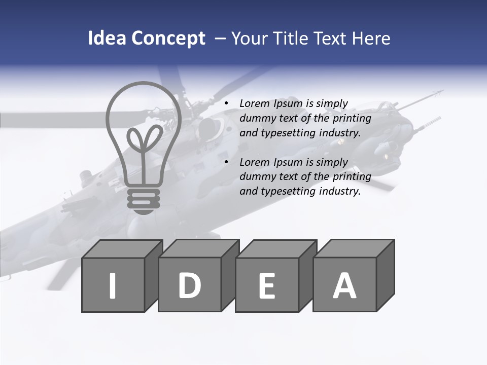 Strike Launch Pilot PowerPoint Template