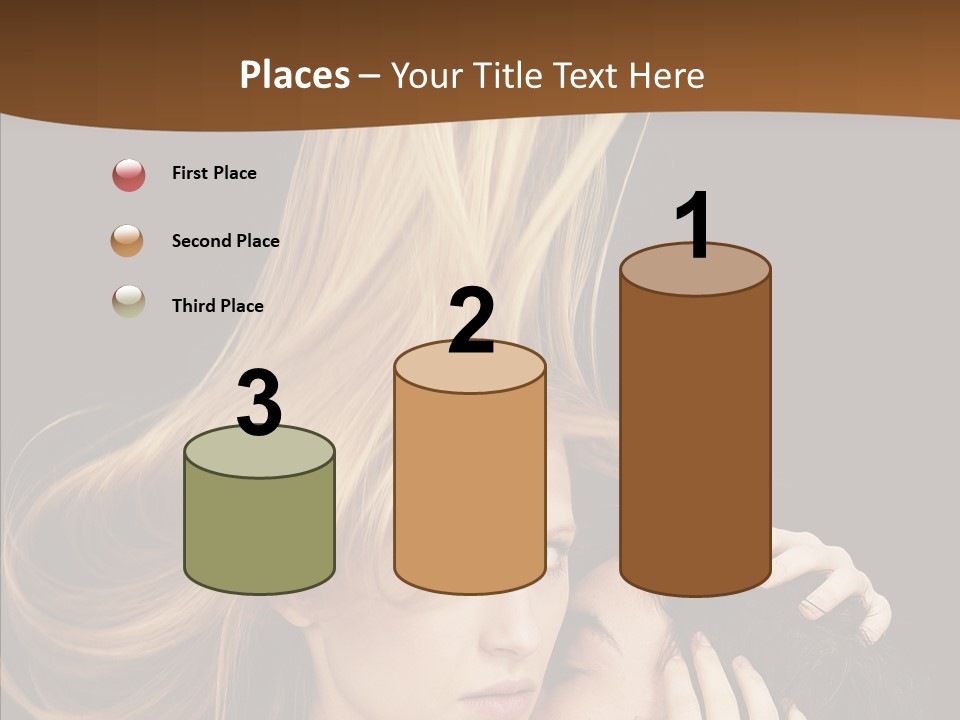 Portrait Husband Wife PowerPoint Template