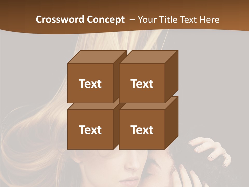 Portrait Husband Wife PowerPoint Template