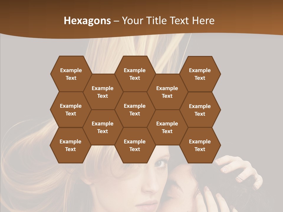 Portrait Husband Wife PowerPoint Template