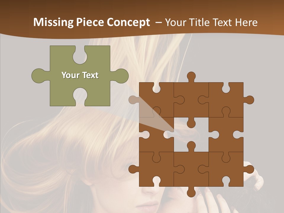 Portrait Husband Wife PowerPoint Template