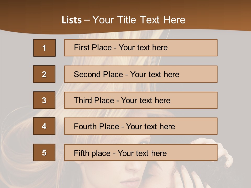 Portrait Husband Wife PowerPoint Template