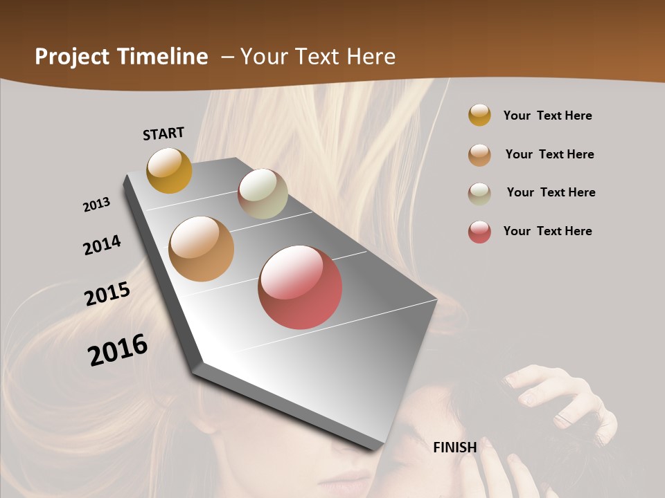 Portrait Husband Wife PowerPoint Template