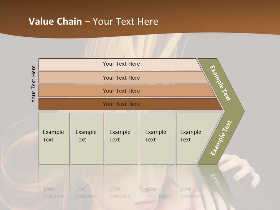 Portrait Husband Wife PowerPoint Template
