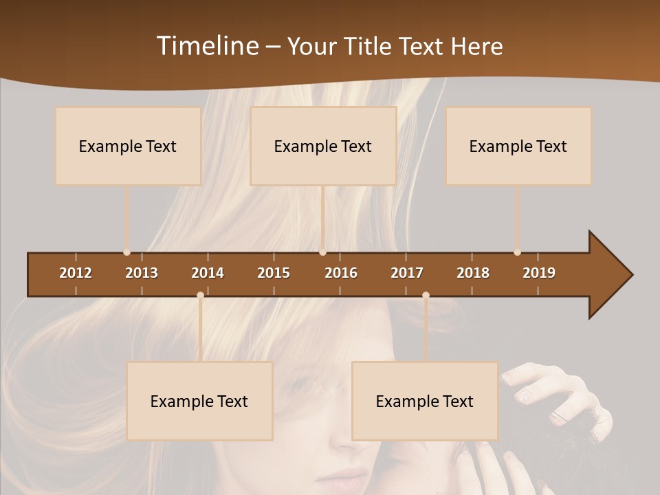 Portrait Husband Wife PowerPoint Template