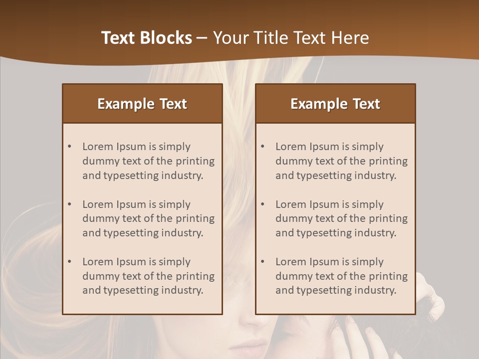 Portrait Husband Wife PowerPoint Template