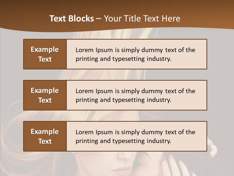 Portrait Husband Wife PowerPoint Template