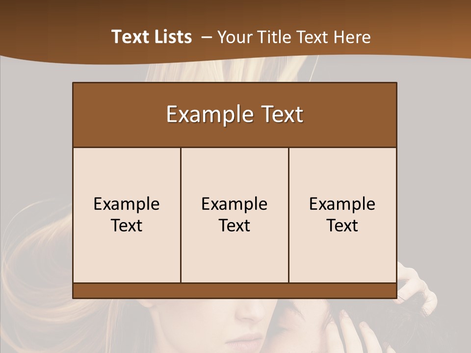 Portrait Husband Wife PowerPoint Template