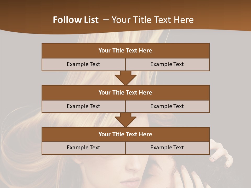 Portrait Husband Wife PowerPoint Template