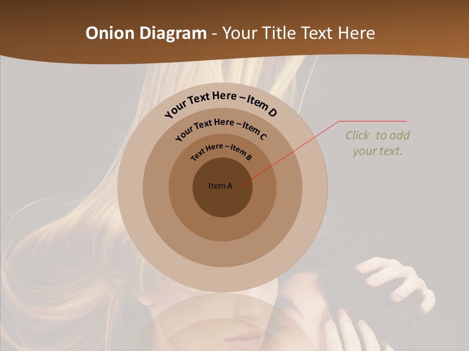 Portrait Husband Wife PowerPoint Template