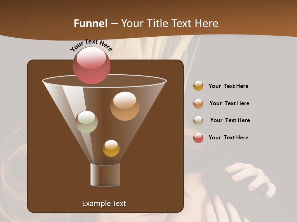 Portrait Husband Wife PowerPoint Template