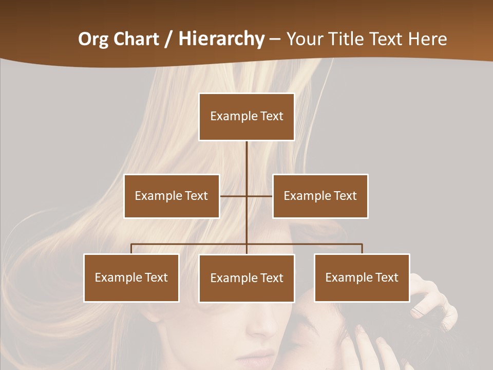 Portrait Husband Wife PowerPoint Template