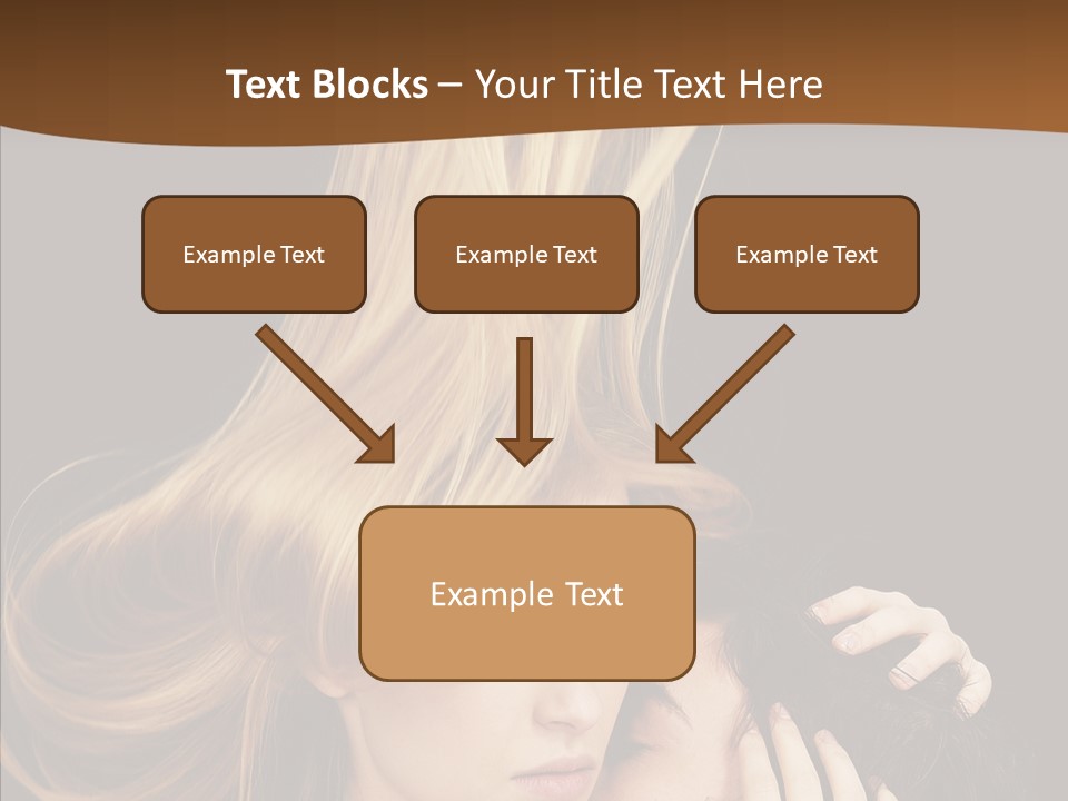 Portrait Husband Wife PowerPoint Template