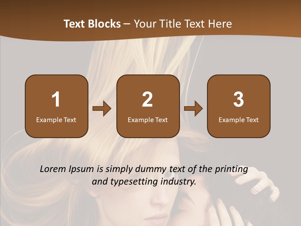 Portrait Husband Wife PowerPoint Template