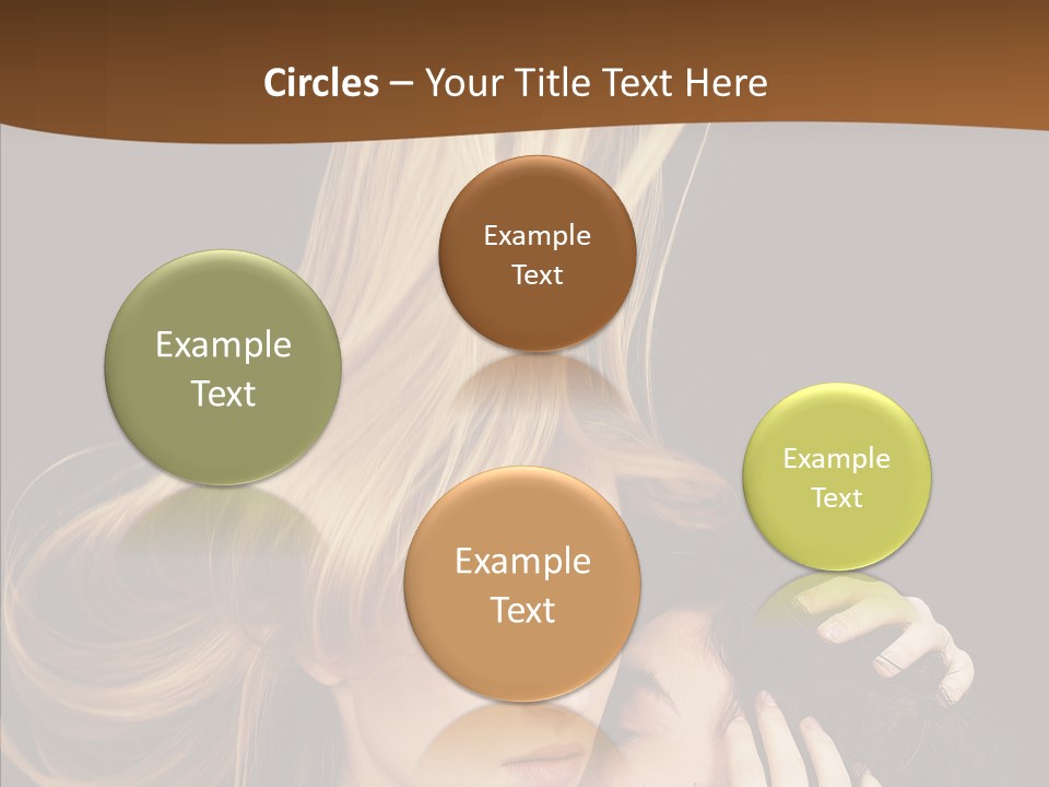 Portrait Husband Wife PowerPoint Template