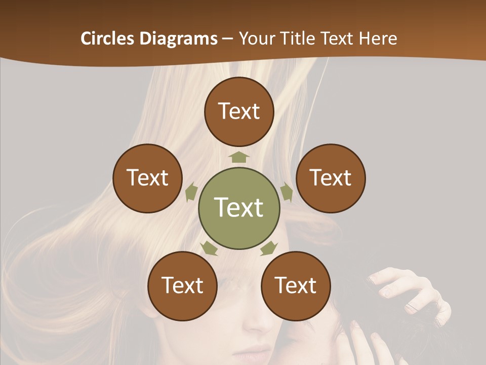 Portrait Husband Wife PowerPoint Template