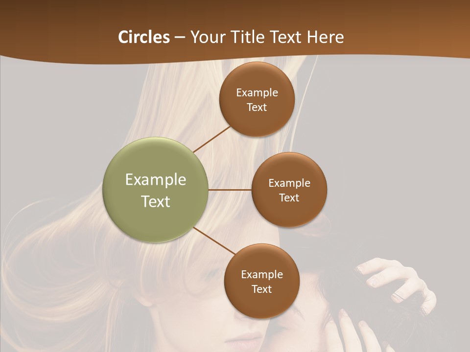 Portrait Husband Wife PowerPoint Template