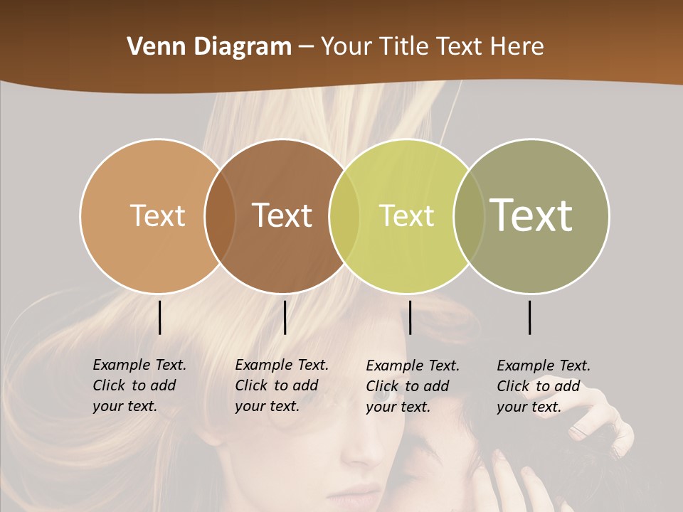 Portrait Husband Wife PowerPoint Template