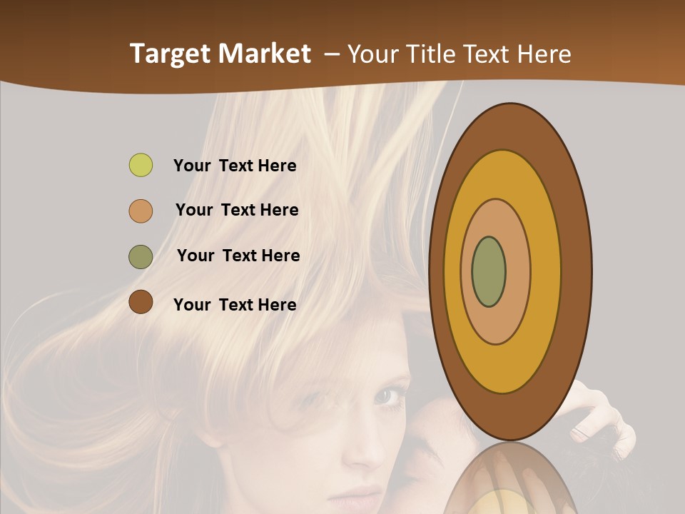 Portrait Husband Wife PowerPoint Template