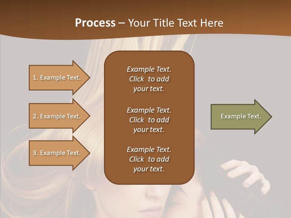 Portrait Husband Wife PowerPoint Template