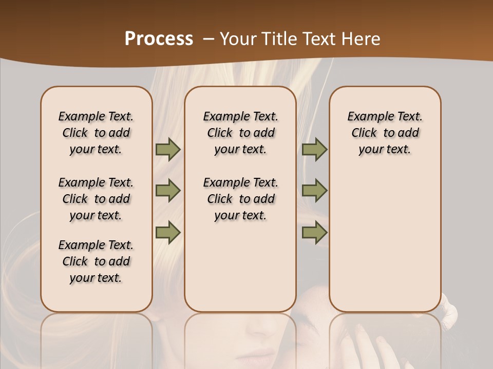 Portrait Husband Wife PowerPoint Template