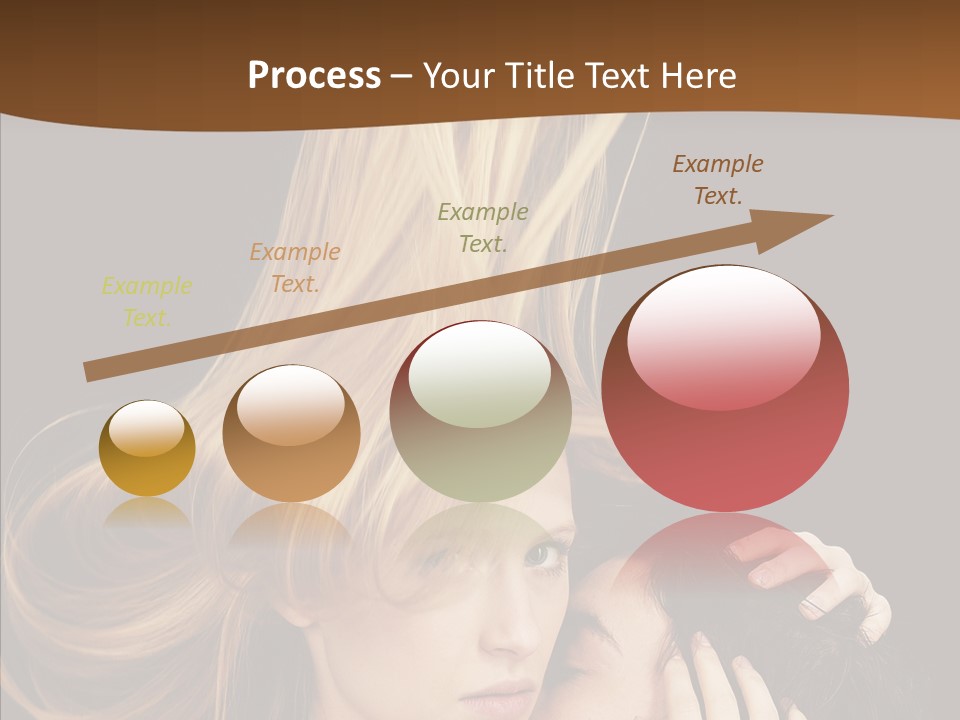 Portrait Husband Wife PowerPoint Template