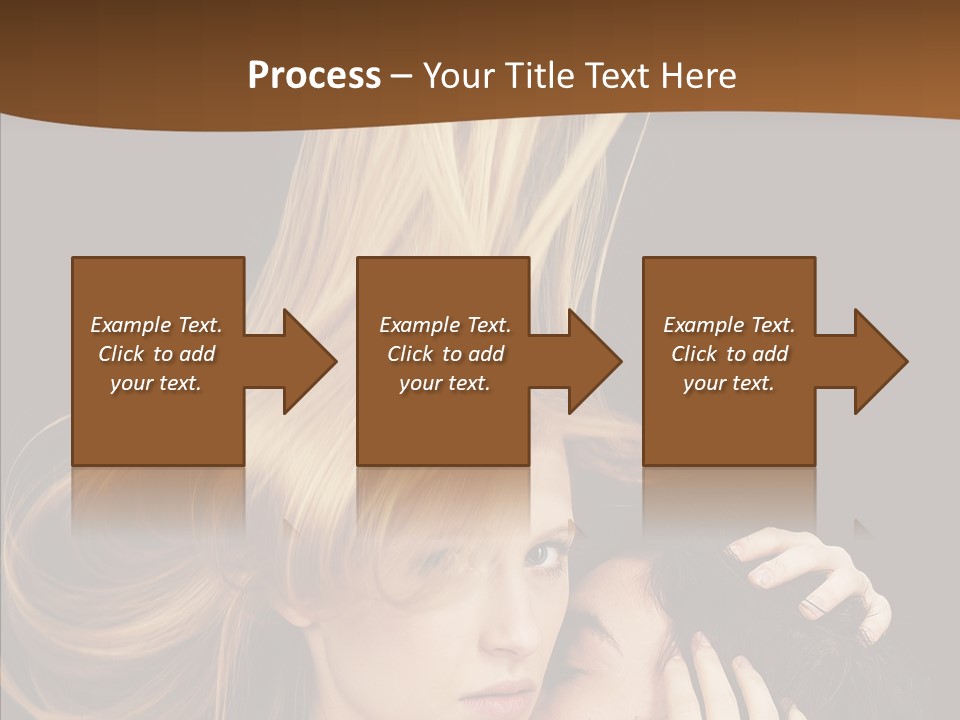Portrait Husband Wife PowerPoint Template
