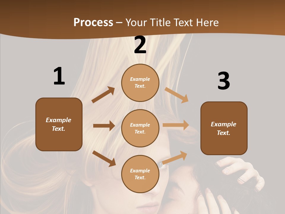 Portrait Husband Wife PowerPoint Template