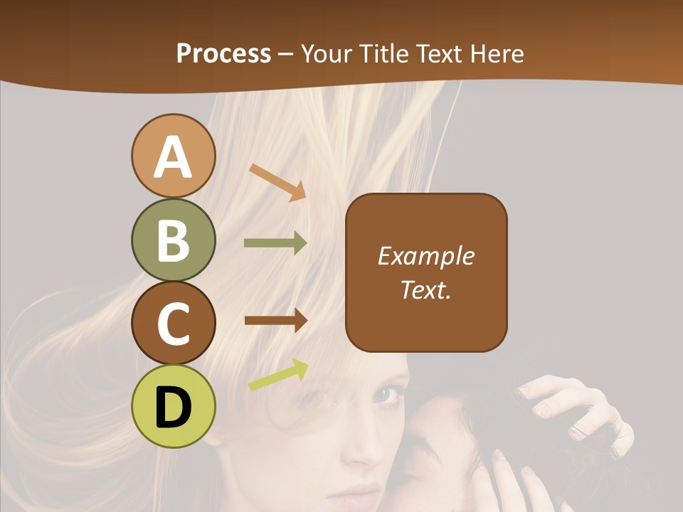 Portrait Husband Wife PowerPoint Template