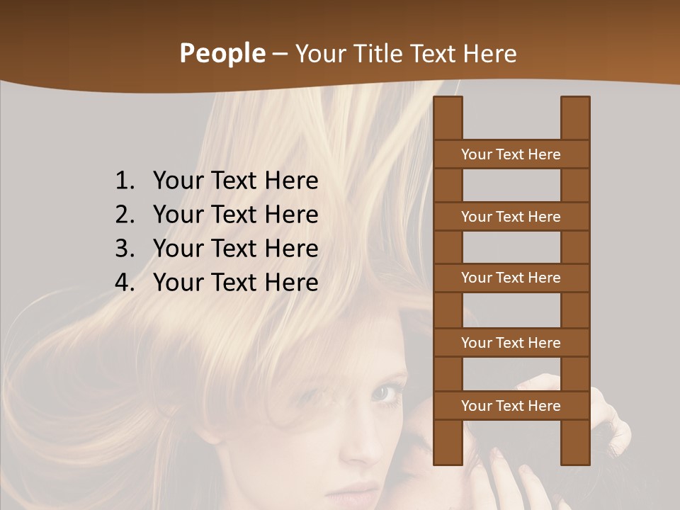 Portrait Husband Wife PowerPoint Template