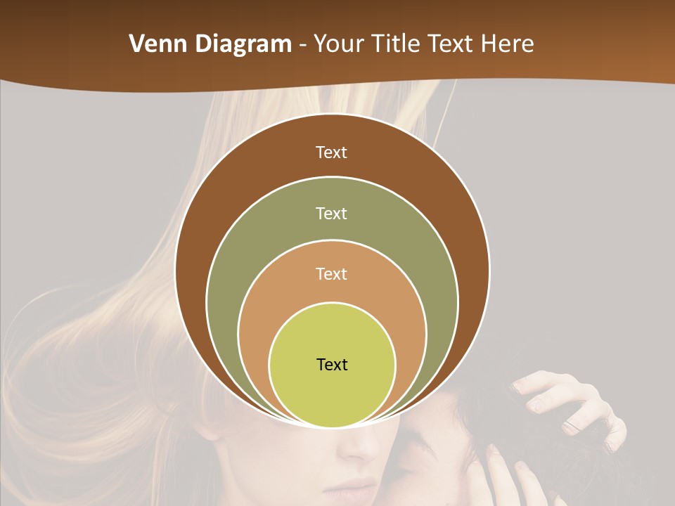 Portrait Husband Wife PowerPoint Template