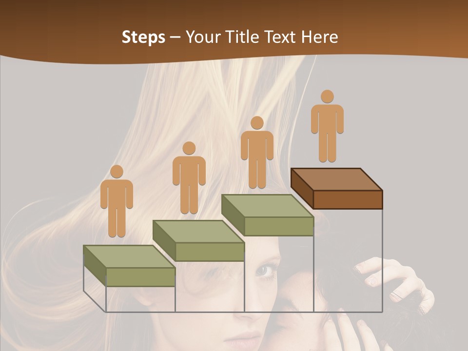 Portrait Husband Wife PowerPoint Template