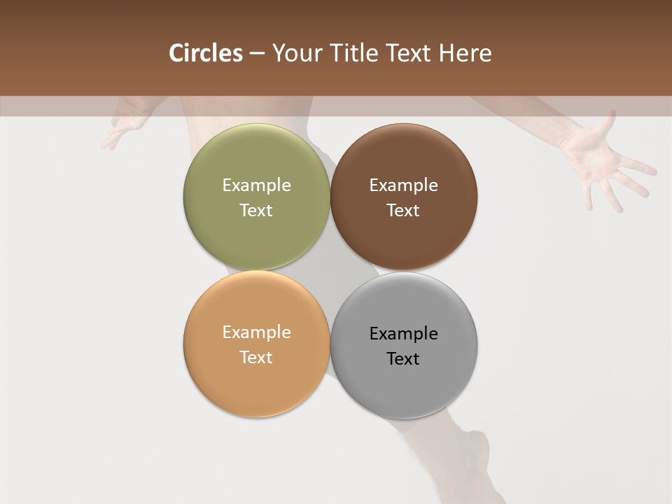 Performer Stretching Male PowerPoint Template