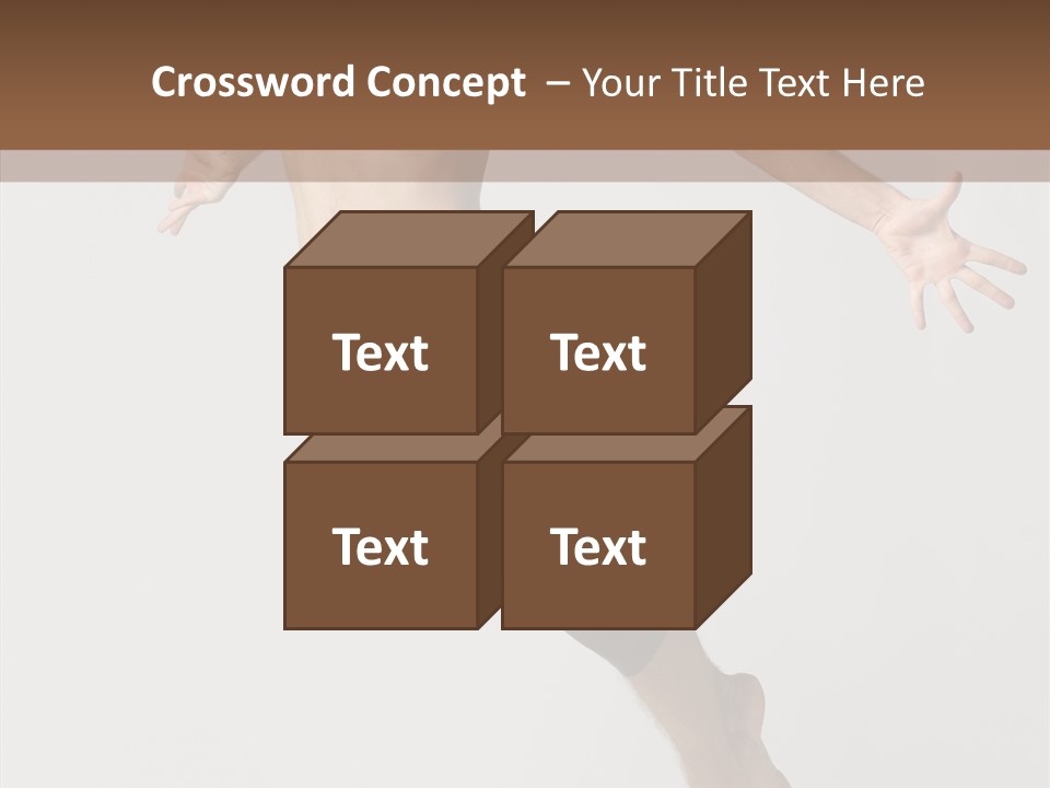 Performer Stretching Male PowerPoint Template