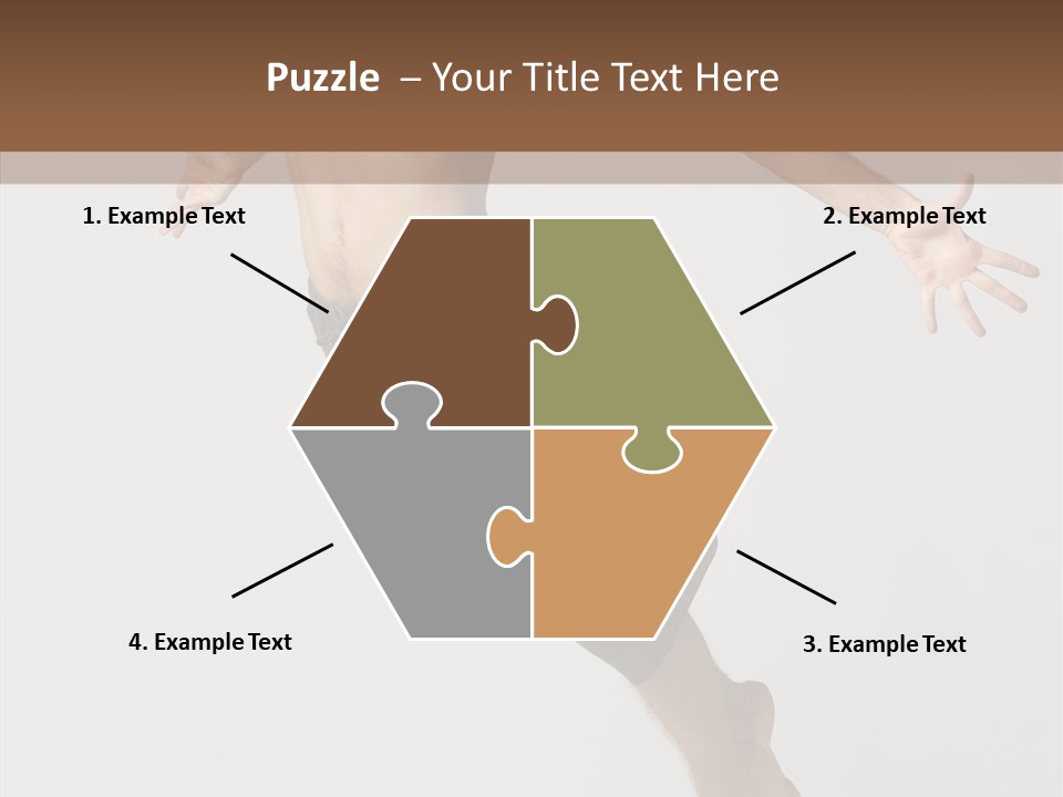 Performer Stretching Male PowerPoint Template