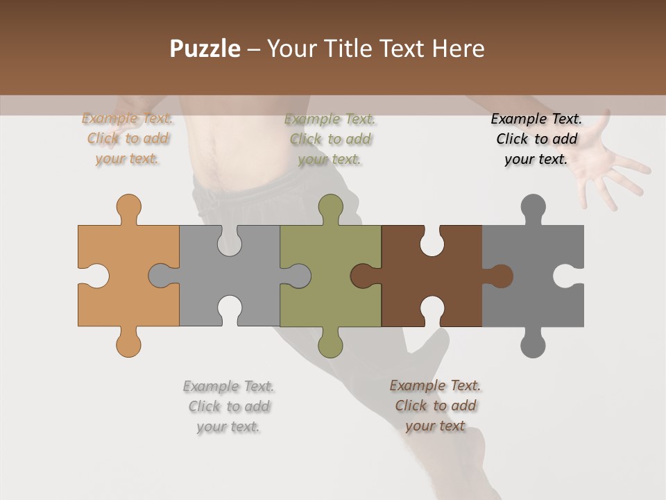 Performer Stretching Male PowerPoint Template