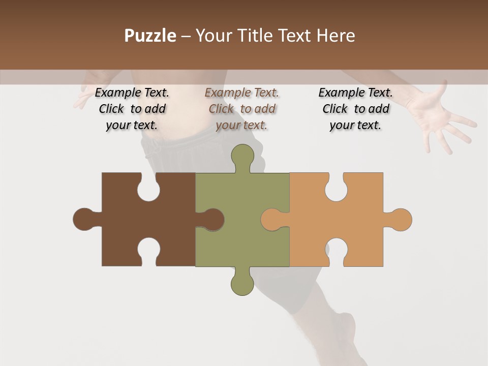 Performer Stretching Male PowerPoint Template