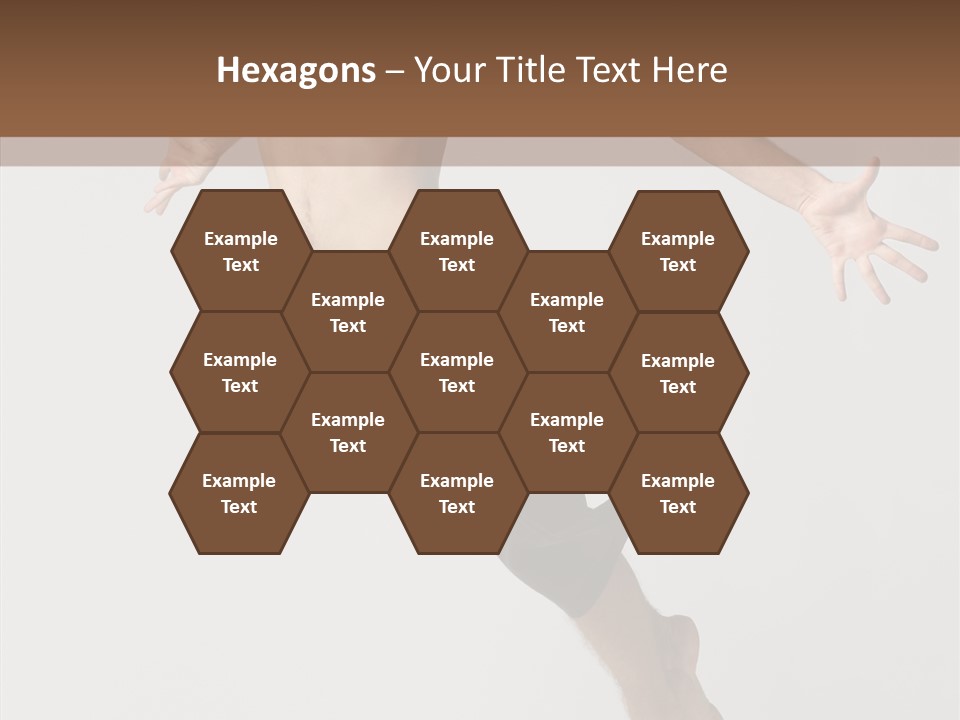 Performer Stretching Male PowerPoint Template