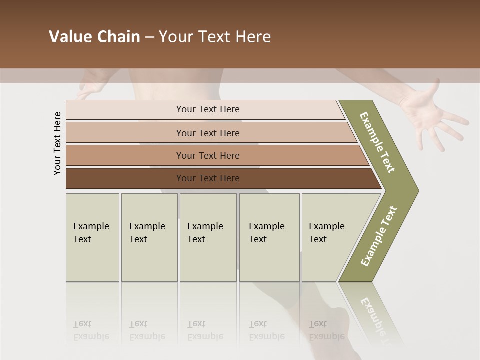 Performer Stretching Male PowerPoint Template