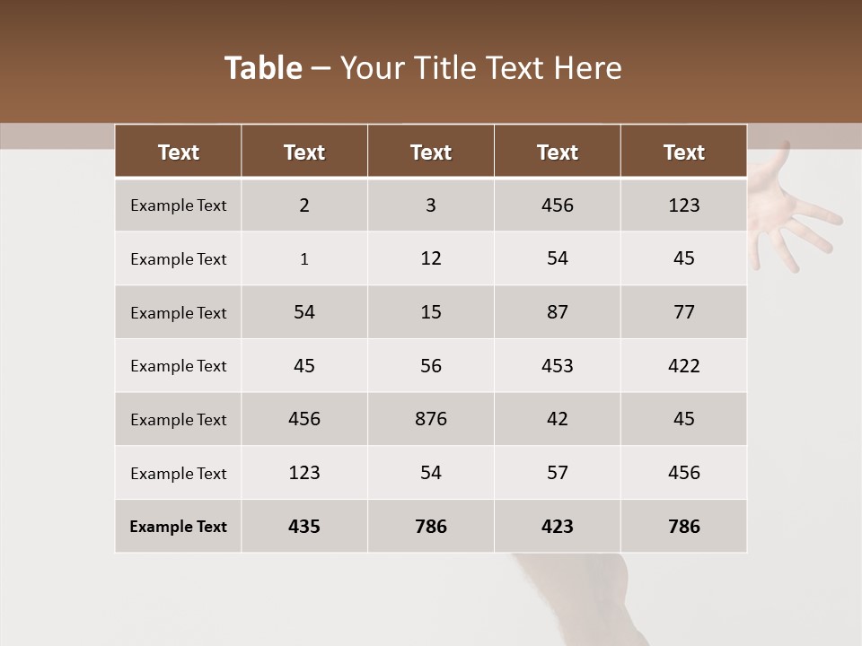 Performer Stretching Male PowerPoint Template