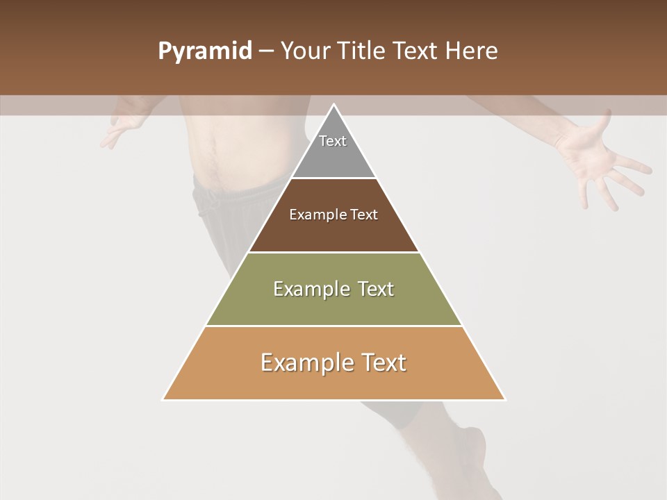 Performer Stretching Male PowerPoint Template