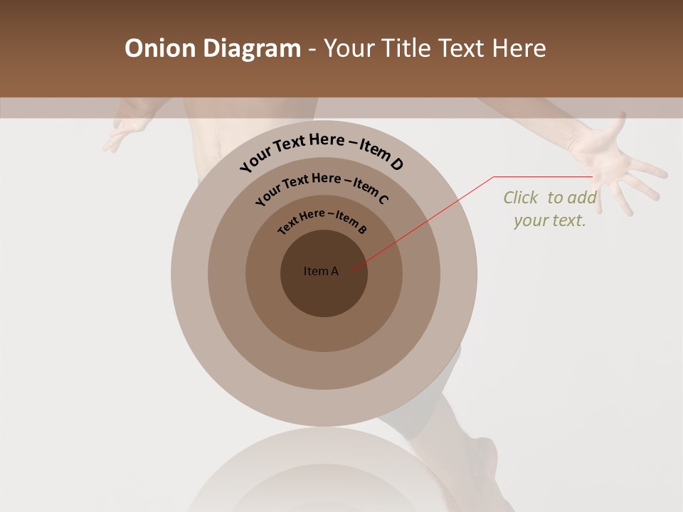 Performer Stretching Male PowerPoint Template