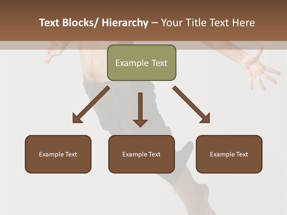 Performer Stretching Male PowerPoint Template