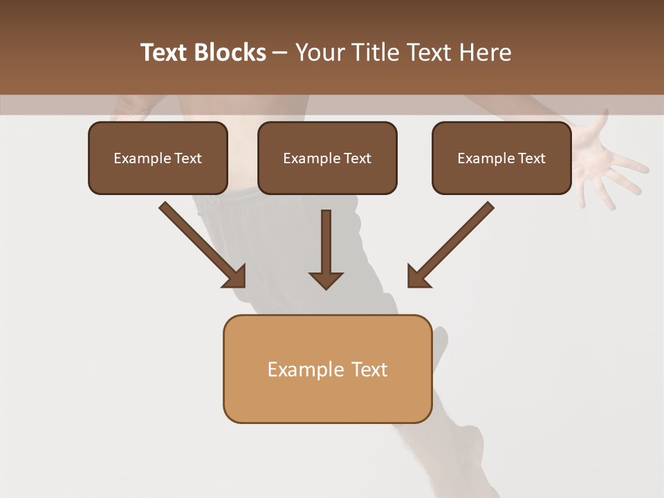 Performer Stretching Male PowerPoint Template